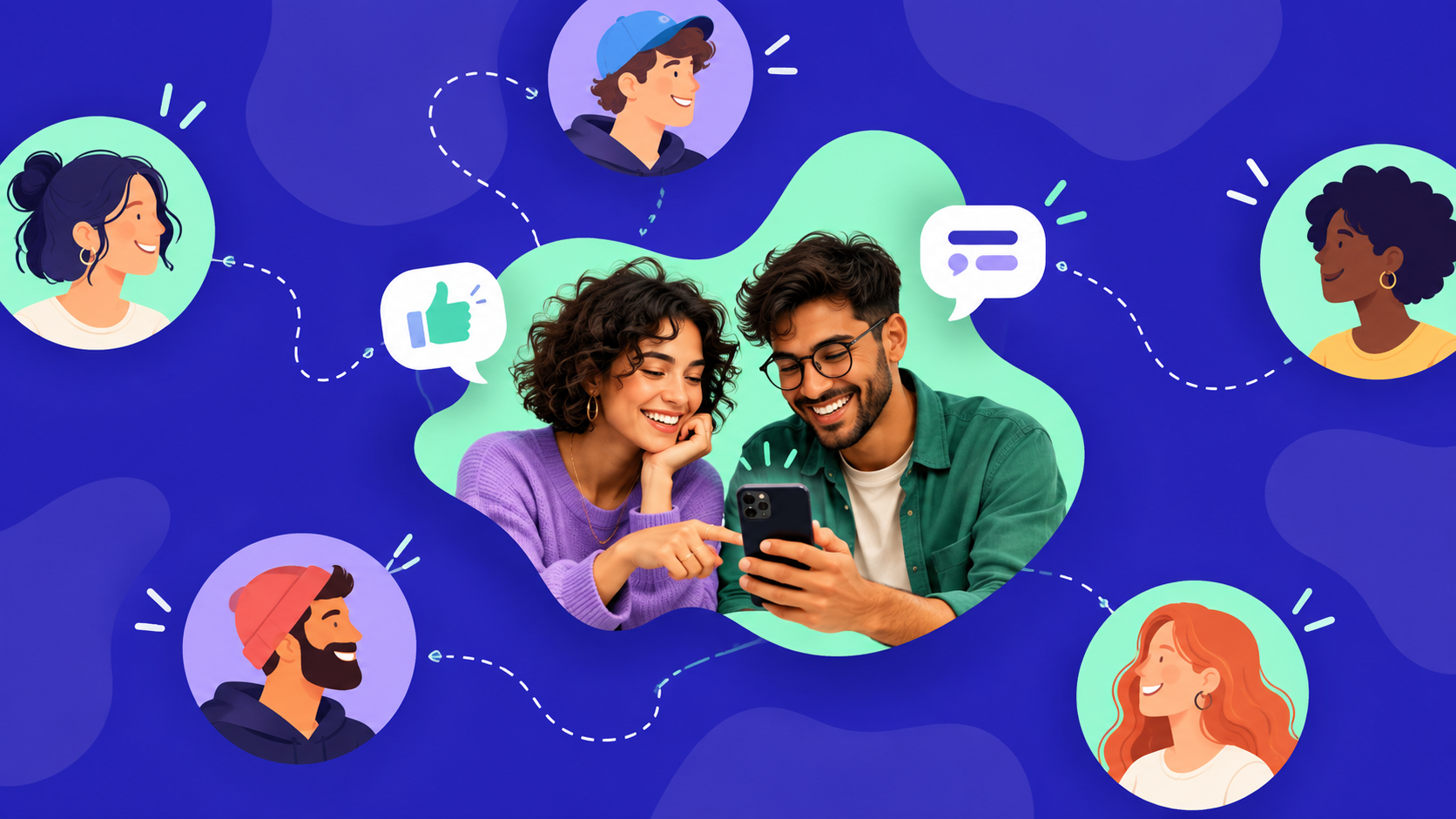 Friendloop Community concept visual