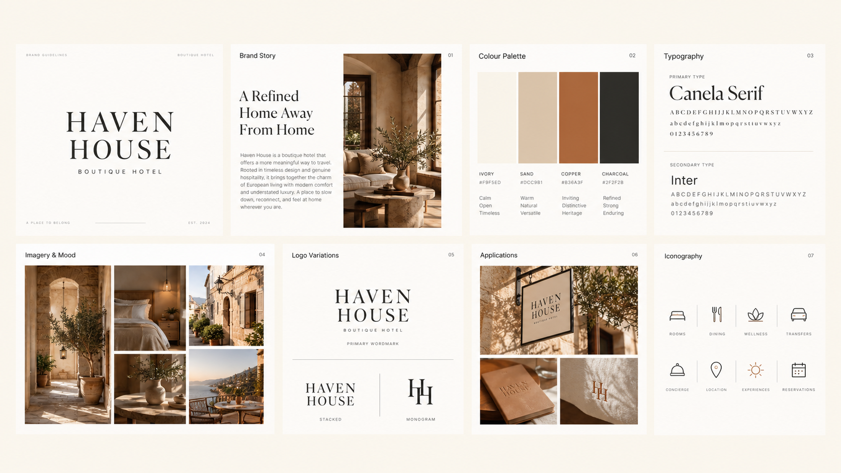 Haven House Identity concept visual